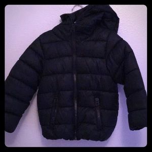 Zara , Dark blue puffy jacket